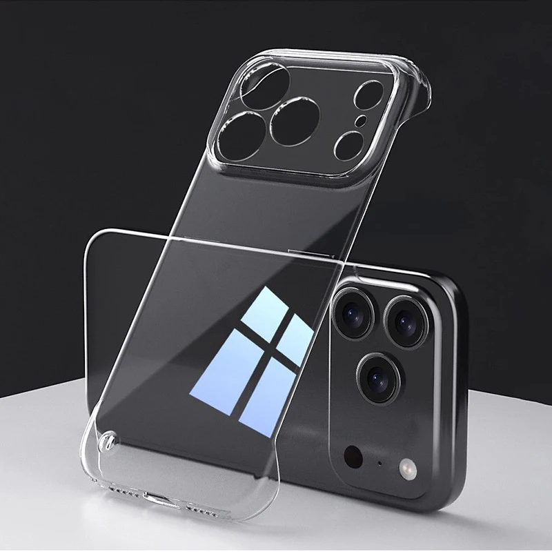 Ultra Thin Clear Frameless PC  - đánh giá và giá Ultra Thin Frameless Phone Cover