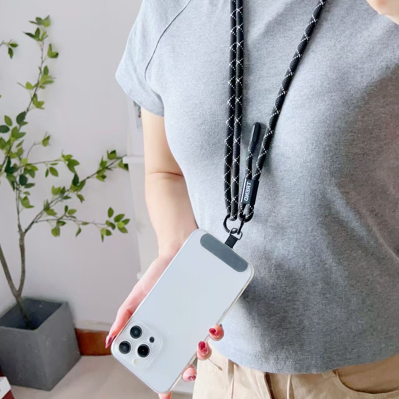 Adjustable Fashion Anti Loss P - đánh giá và giá Crossbody Lanyard Neck Strap Case